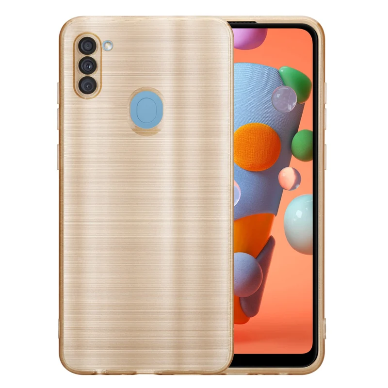 Cadorabo Hülle kompatibel mit Samsung Galaxy A11 / M11 TPU Silikon Case Cover