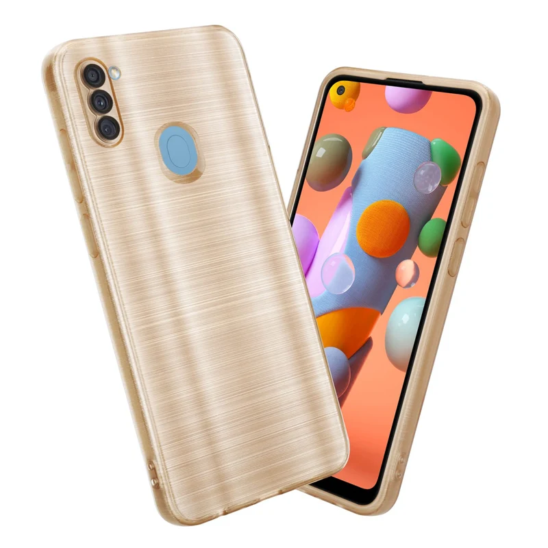 Cadorabo Hülle kompatibel mit Samsung Galaxy A11 / M11 TPU Silikon Case Cover