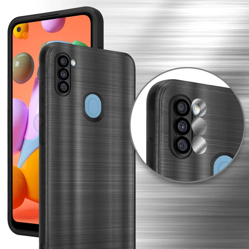 Cadorabo Hülle kompatibel mit Samsung Galaxy A11 / M11 TPU Silikon Case Cover