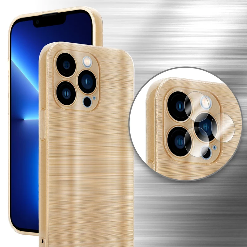 Cadorabo Hülle kompatibel mit Apple iPhone 13 PRO TPU Silikon Case Cover