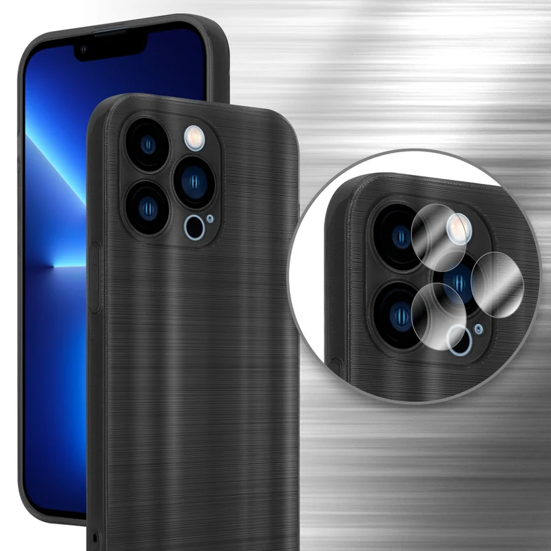 Cadorabo Hülle kompatibel mit Apple iPhone 13 PRO TPU Silikon Case Cover