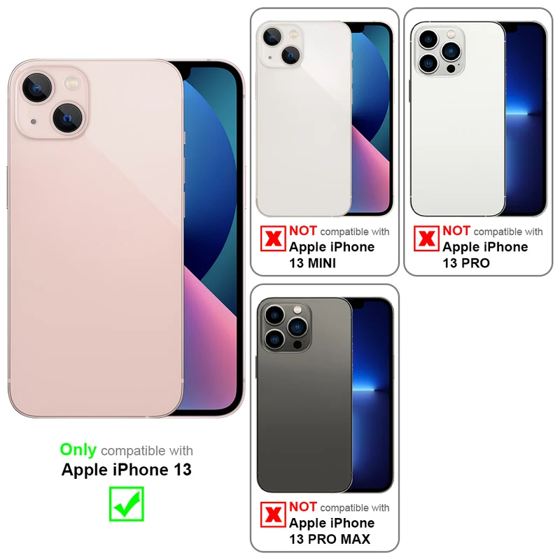 Cadorabo Hülle kompatibel mit Apple iPhone 13 TPU Silikon Case Cover