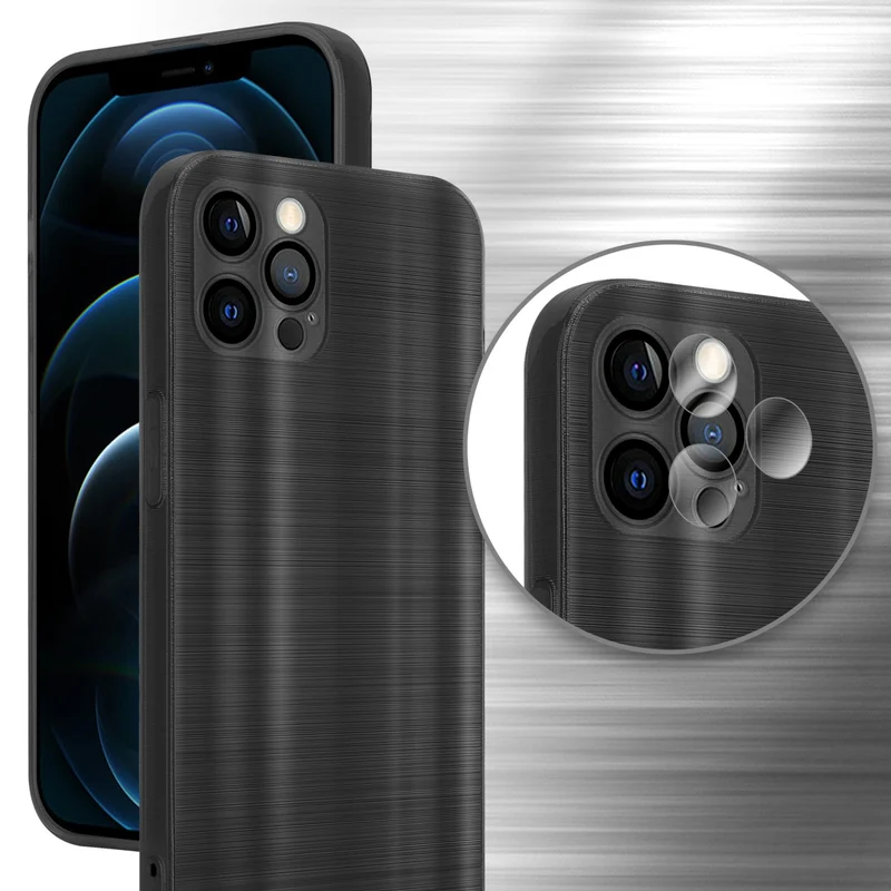 Cadorabo Hülle kompatibel mit Apple iPhone 12 PRO MAX TPU Silikon Case Cover