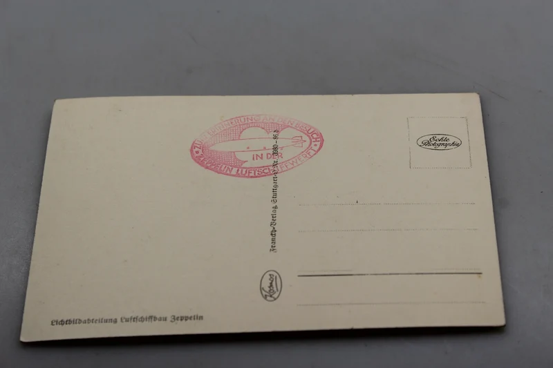 Zeppelin Postkarte