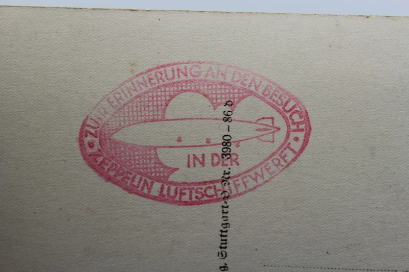Zeppelin Postkarte