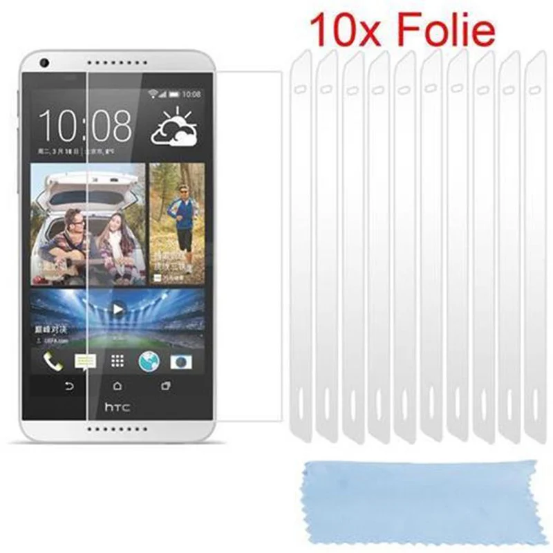 Cadorabo Displayschutzfolien kompatibel mit HTC Desire 816 - Schutzfolien 10 Stück hochtransparenter Schutzfolien gegen Staub, Schmutz und Kratzer
