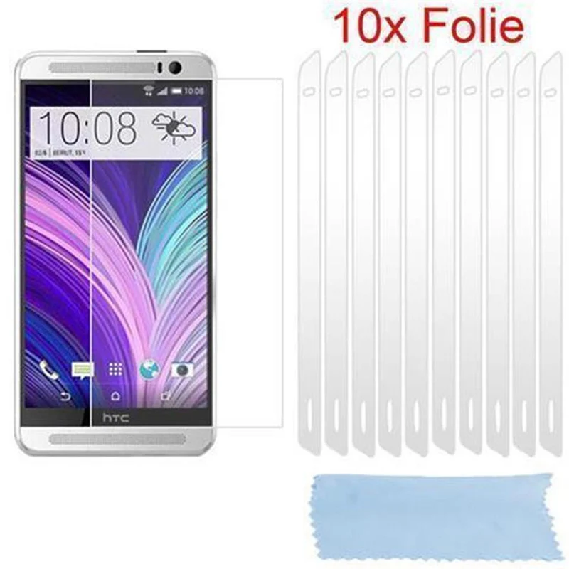 Cadorabo Displayschutzfolien kompatibel mit HTC ONE M8 - Schutzfolien 10 Stück hochtransparenter Schutzfolien gegen Staub, Schmutz und Kratzer