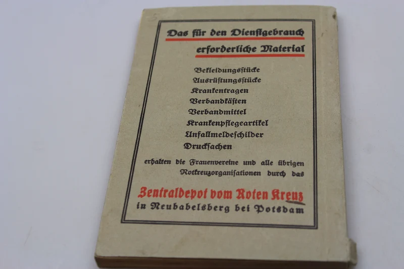 DRK-Farbillustriertes Handbuch – 1937