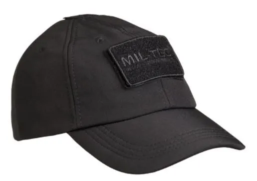 Mil-Tec Baseball Cap Softshell Schwarz