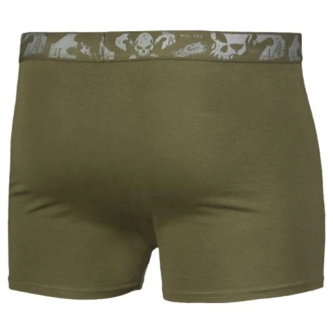 Mil-Tec Boxershort Skull 2er Pack Olive
