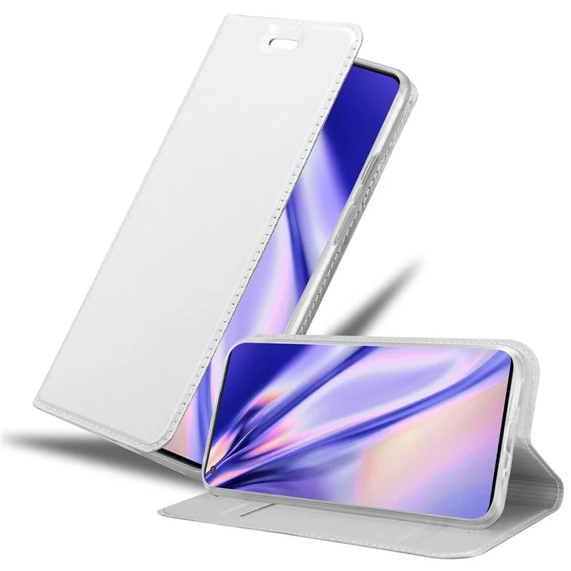 Cadorabo Hülle kompatibel mit OnePlus 8 PRO Schutzhülle mit Magnetverschluss, Standfunktion und Kartenfach