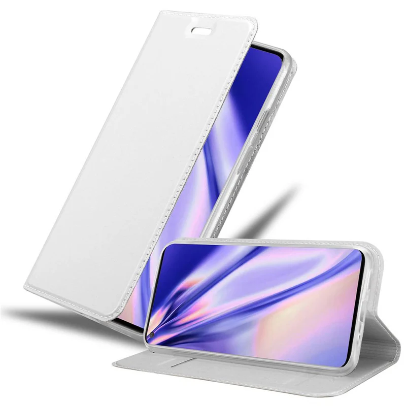 Cadorabo Hülle kompatibel mit OnePlus 8 Schutzhülle mit Magnetverschluss, Standfunktion und Kartenfach