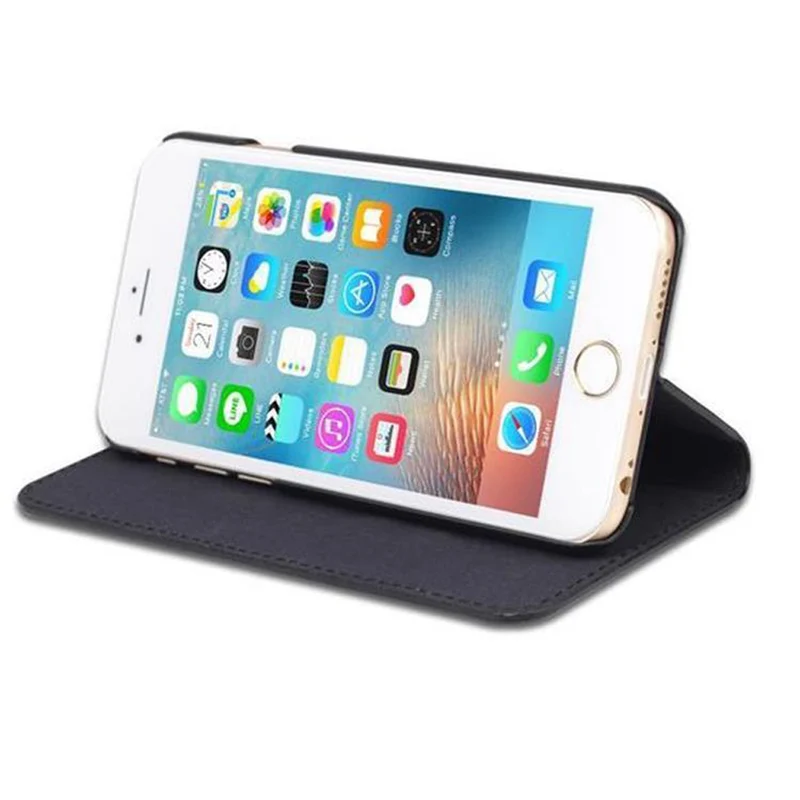 Cadorabo Hülle kompatibel mit Apple iPhone 6 / 6S Schutzhülle mit unsichtbarem Magnetverschluss und Standfunktion