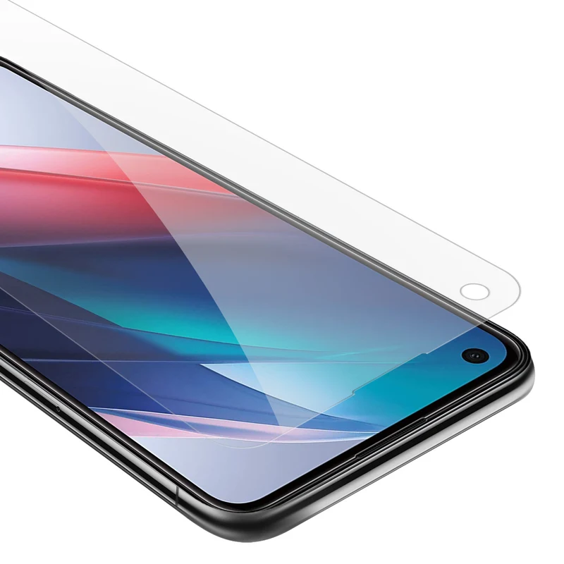 Cadorabo Panzer Folie kompatibel mit Oppo FIND X3 LITE - Schutzfolie Gehärtetes (Tempered) Display-Schutzglas in 9H Härte mit 3D Touch Kompatibilität
