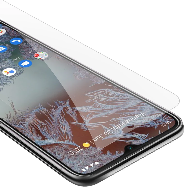 Cadorabo Panzer Folie kompatibel mit Nokia G10 / G20 - Schutzfolie Gehärtetes (Tempered) Display-Schutzglas in 9H Härte mit 3D Touch Kompatibilität