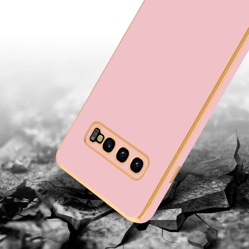 Cadorabo Hülle kompatibel mit Samsung Galaxy S10 PLUS TPU Silikon Case Cover