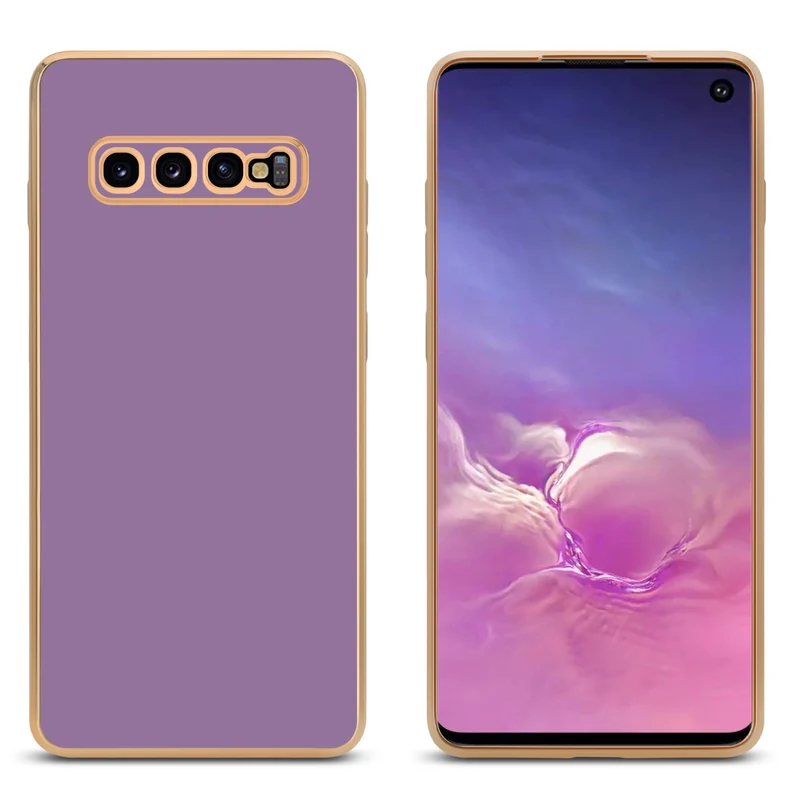 Cadorabo Hülle kompatibel mit Samsung Galaxy S10 PLUS TPU Silikon Case Cover