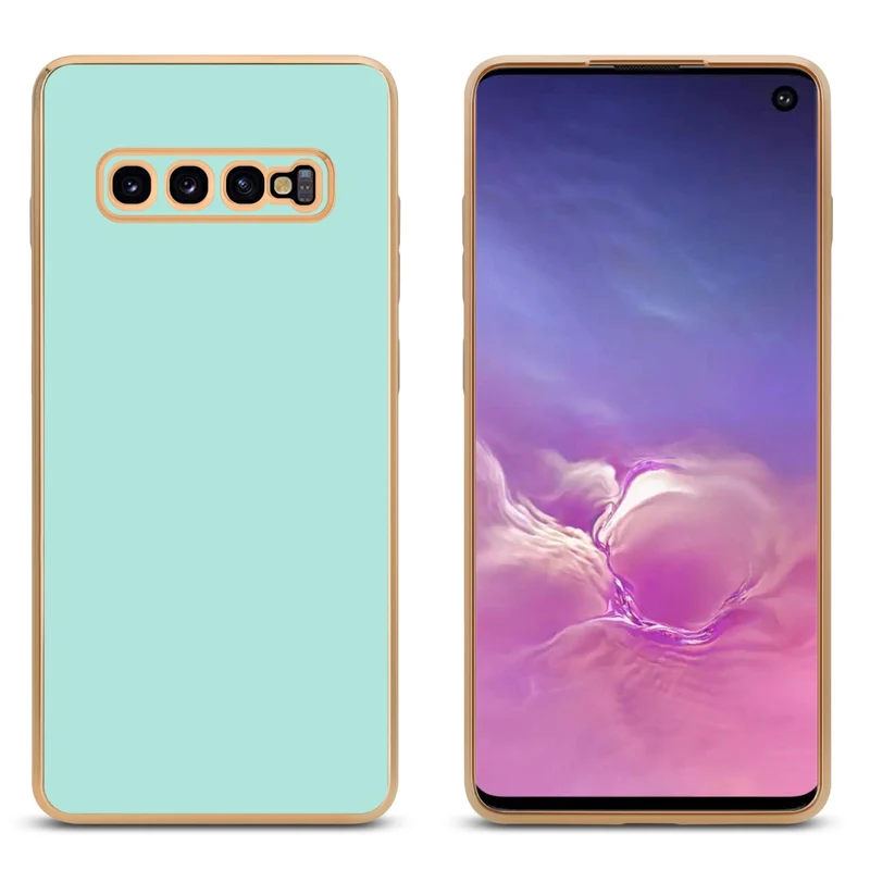 Cadorabo Hülle kompatibel mit Samsung Galaxy S10 PLUS TPU Silikon Case Cover