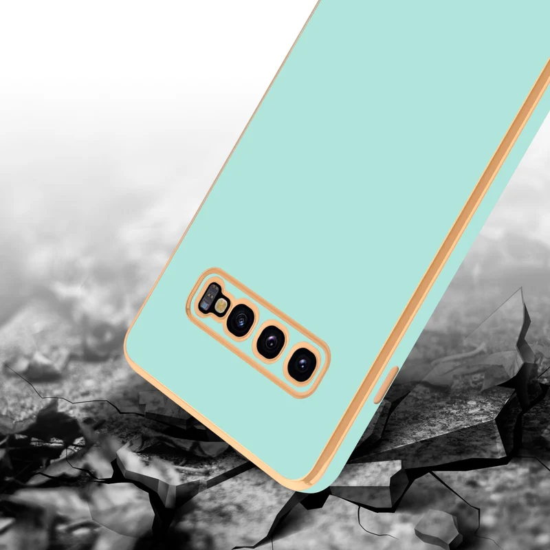 Cadorabo Hülle kompatibel mit Samsung Galaxy S10 PLUS TPU Silikon Case Cover