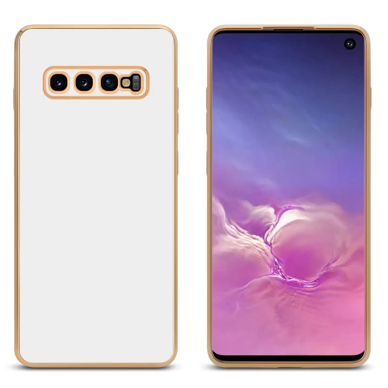 Cadorabo Hülle kompatibel mit Samsung Galaxy S10 PLUS TPU Silikon Case Cover