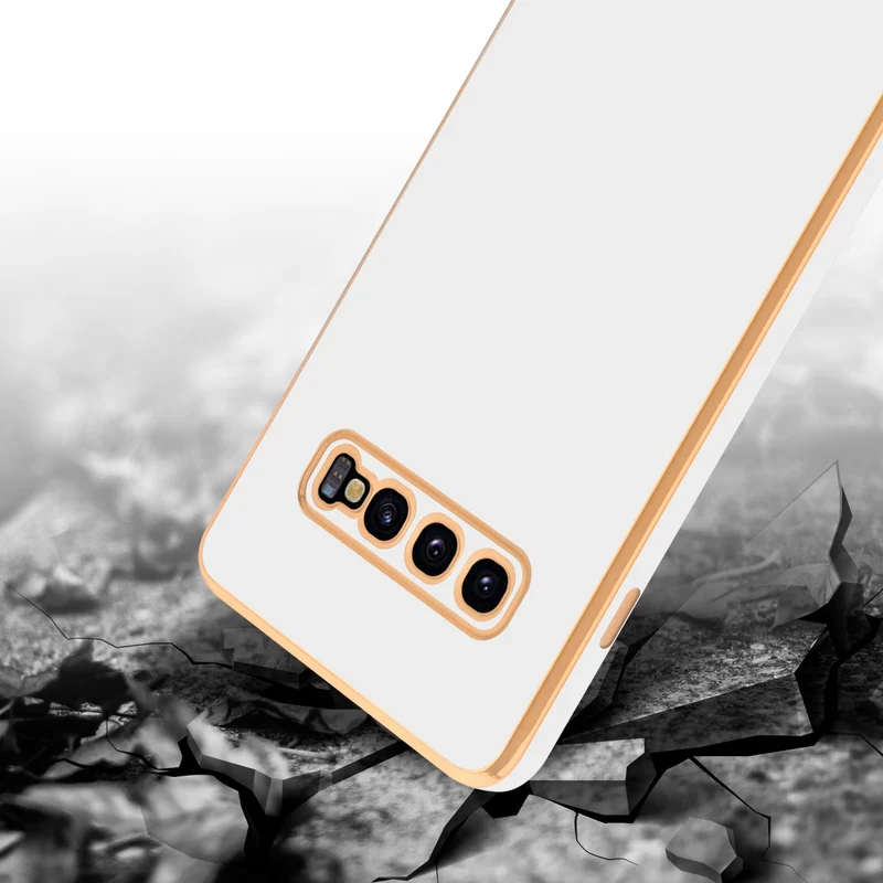 Cadorabo Hülle kompatibel mit Samsung Galaxy S10 PLUS TPU Silikon Case Cover
