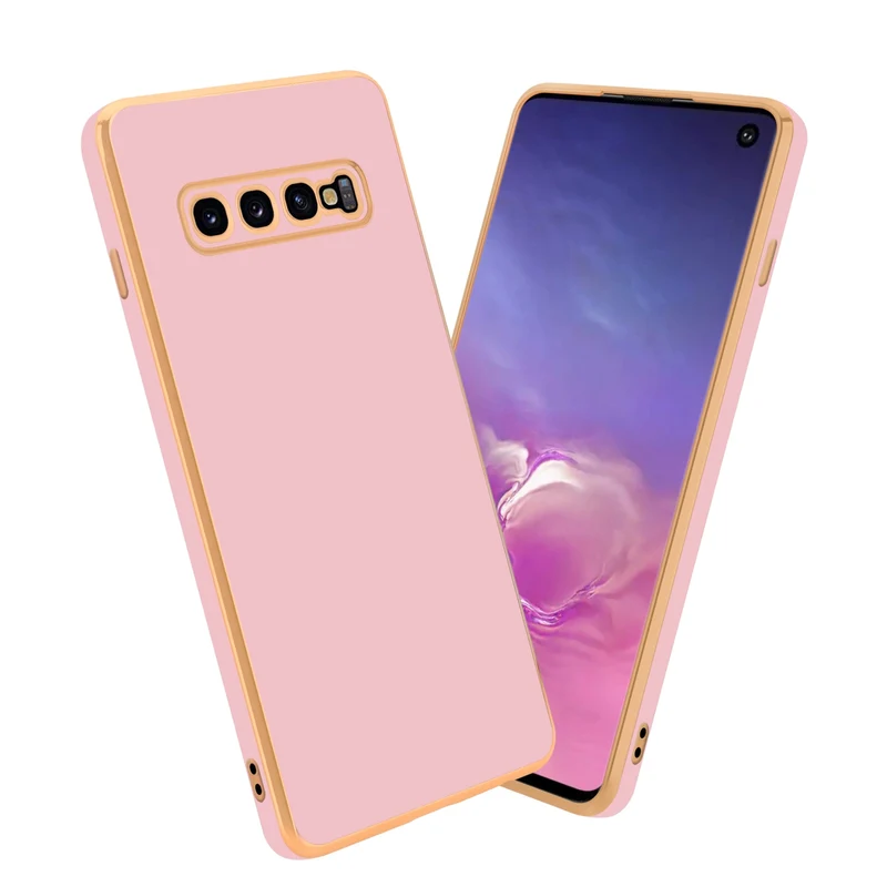 Cadorabo Hülle kompatibel mit Samsung Galaxy S10 4G TPU Silikon Case Cover
