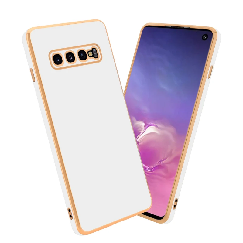Cadorabo Hülle kompatibel mit Samsung Galaxy S10 4G TPU Silikon Case Cover