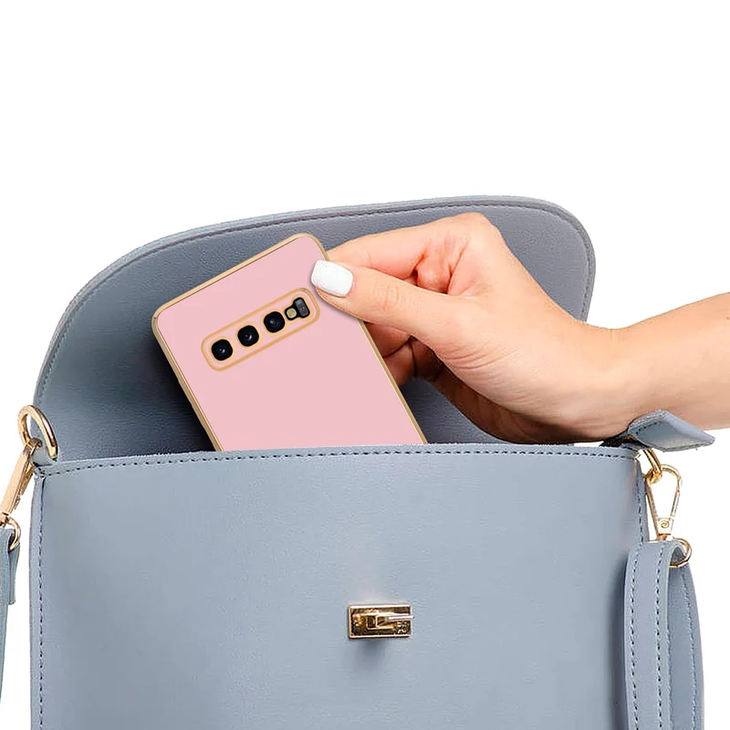Cadorabo Hülle kompatibel mit Samsung Galaxy S10 4G TPU Silikon Case Cover