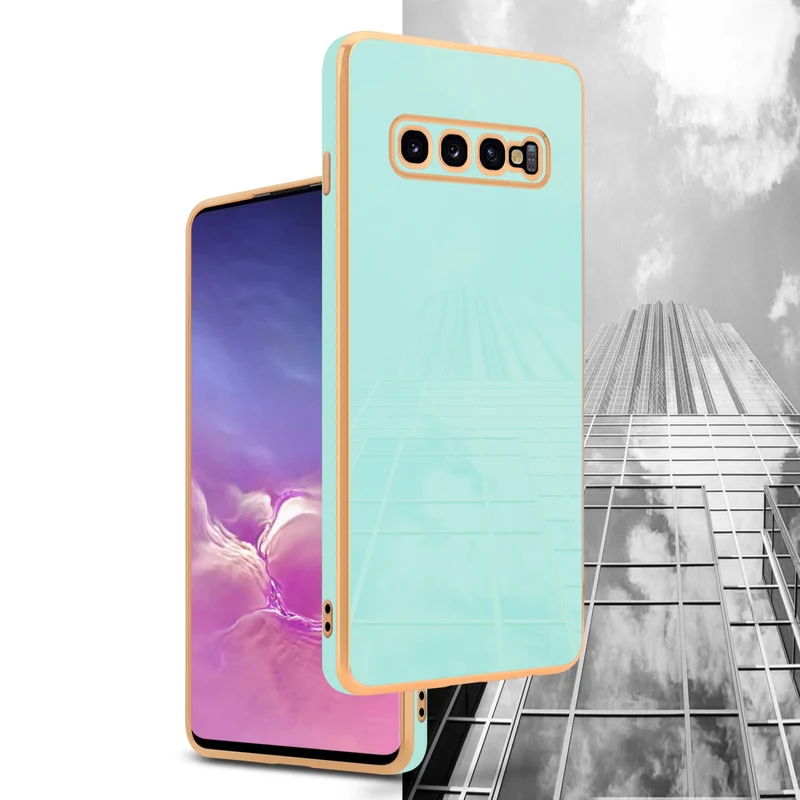 Cadorabo Hülle kompatibel mit Samsung Galaxy S10 4G TPU Silikon Case Cover