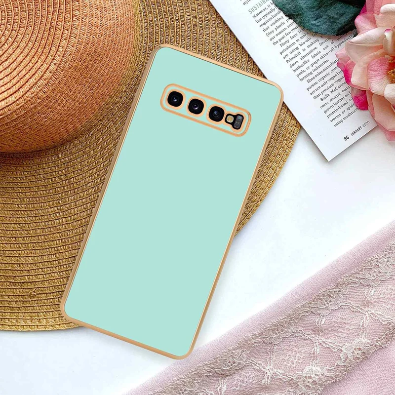 Cadorabo Hülle kompatibel mit Samsung Galaxy S10 4G TPU Silikon Case Cover
