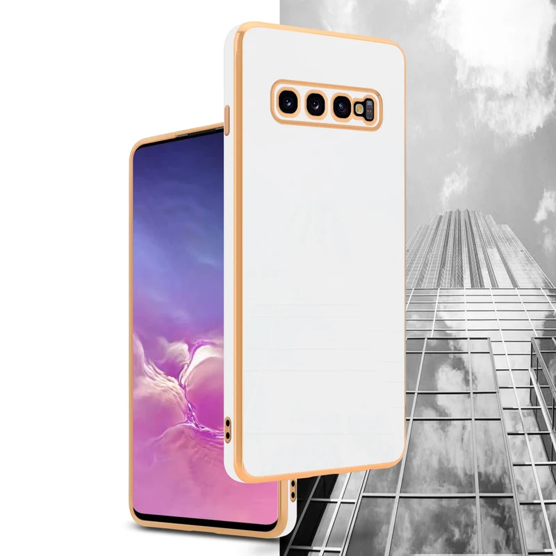 Cadorabo Hülle kompatibel mit Samsung Galaxy S10 4G TPU Silikon Case Cover