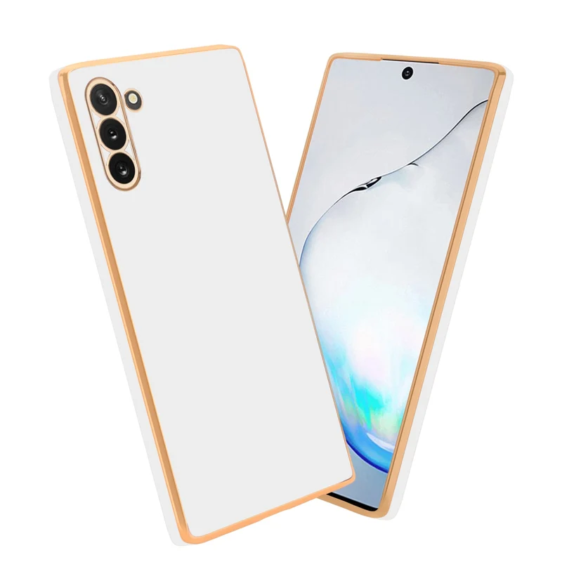 Cadorabo Hülle kompatibel mit Samsung Galaxy NOTE 10 TPU Silikon Case Cover
