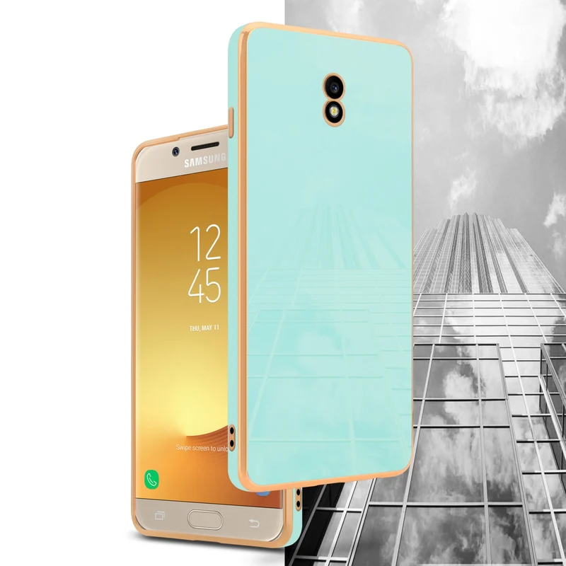 Cadorabo Hülle kompatibel mit Samsung Galaxy J7 2017 TPU Silikon Case Cover