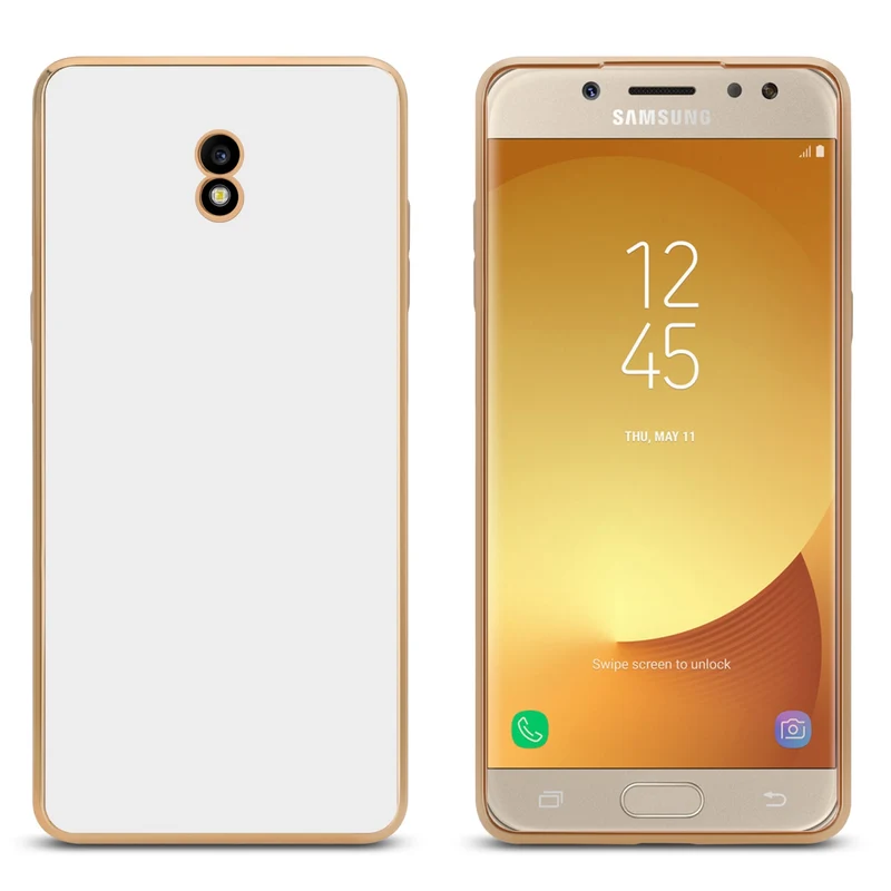 Cadorabo Hülle kompatibel mit Samsung Galaxy J7 2017 TPU Silikon Case Cover