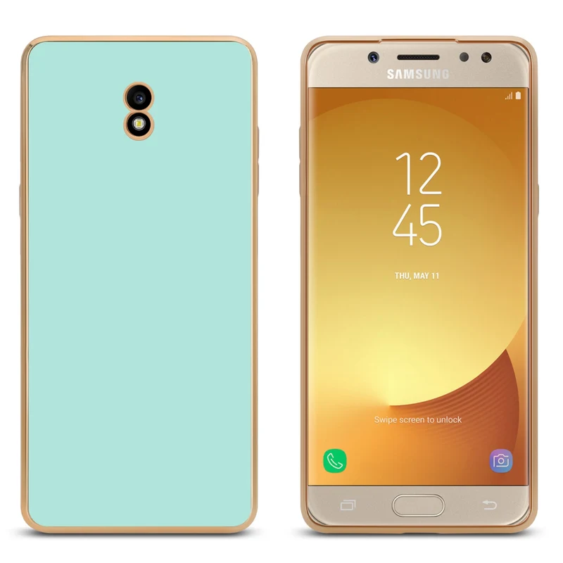 Cadorabo Hülle kompatibel mit Samsung Galaxy J3 2017 TPU Silikon Case Cover