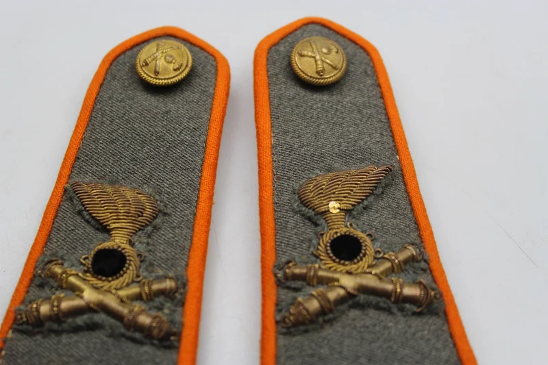 Paar Schulterstücke M.34 Artillery Officer REI WW 2