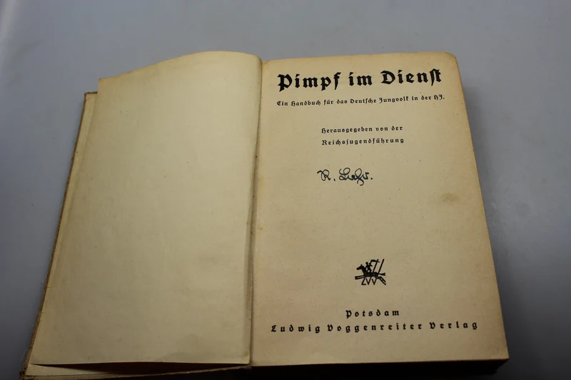 „Pimpf im Dienst“ Jungvolk-Handbuch – 1938