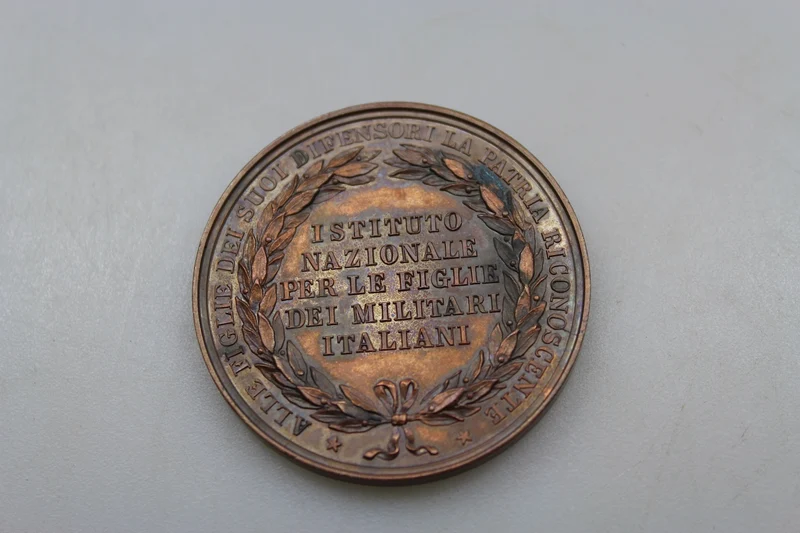 Nicht tragbare Medaille VE II° „Nationales Institut für die Töchter italienischer Soldaten“