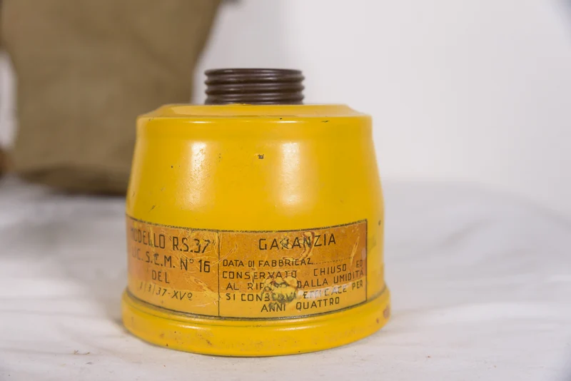 Spasciani RS 37 Gasmaske - Feuerwehr 2. Weltkrieg