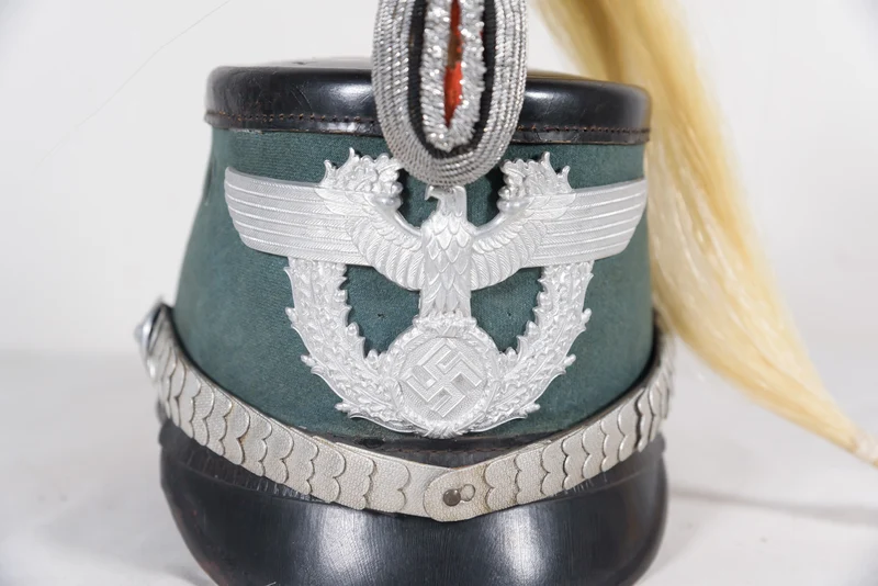 Tschako Polizeioffizier des Dritten Reiches