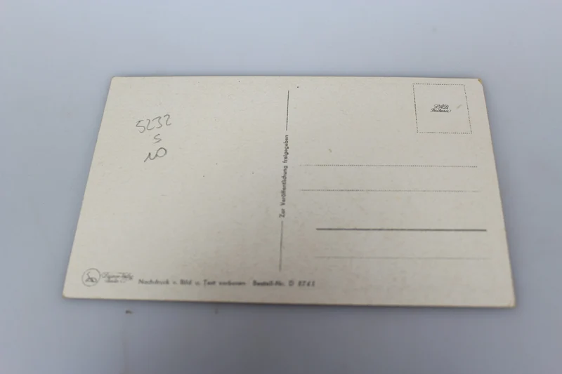 Satirische Postkarte der Wehrmacht
