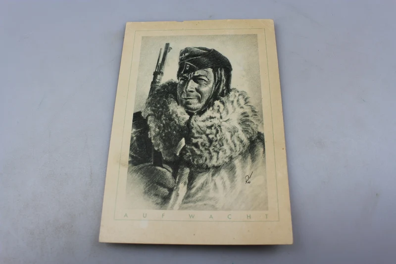 "Auf Wacht" Postkarte "Der Deutsche Soldat"