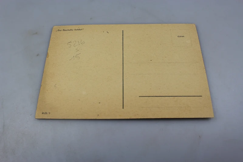 "Auf Wacht" Postkarte "Der Deutsche Soldat"