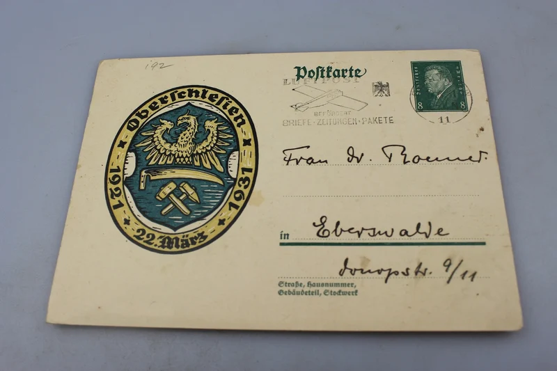 Postkarte Schlesien 1931