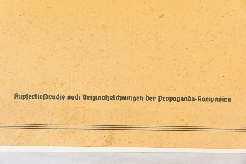 "Der Feldzug im Westen" 11 Drucke Westfront 1940