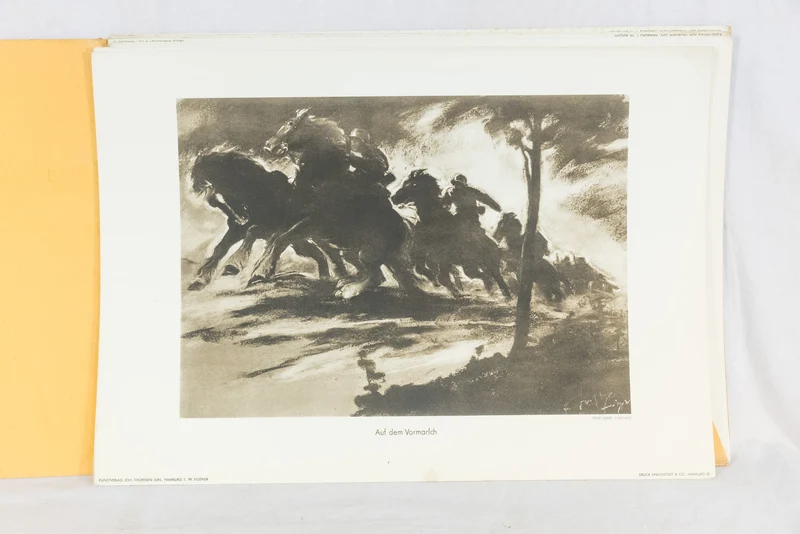 "Der Feldzug im Westen" 11 Drucke Westfront 1940