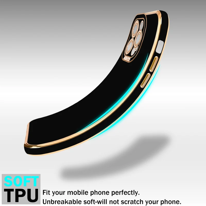 Cadorabo Hülle kompatibel mit Apple iPhone 12 PRO TPU Silikon Case Cover