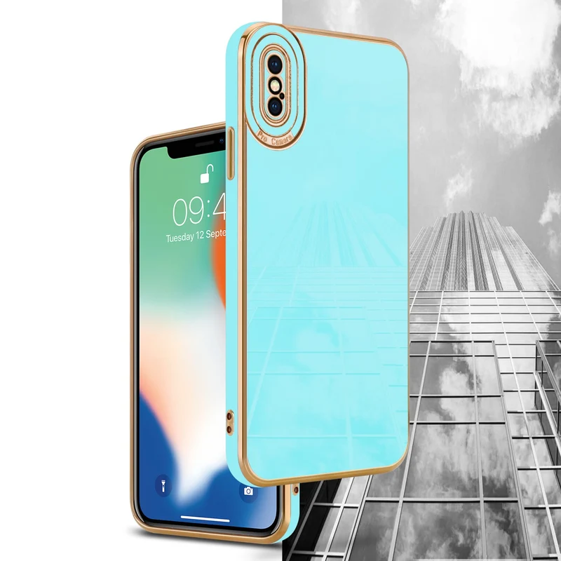 Cadorabo Hülle kompatibel mit Apple iPhone XS MAX TPU Silikon Case Cover
