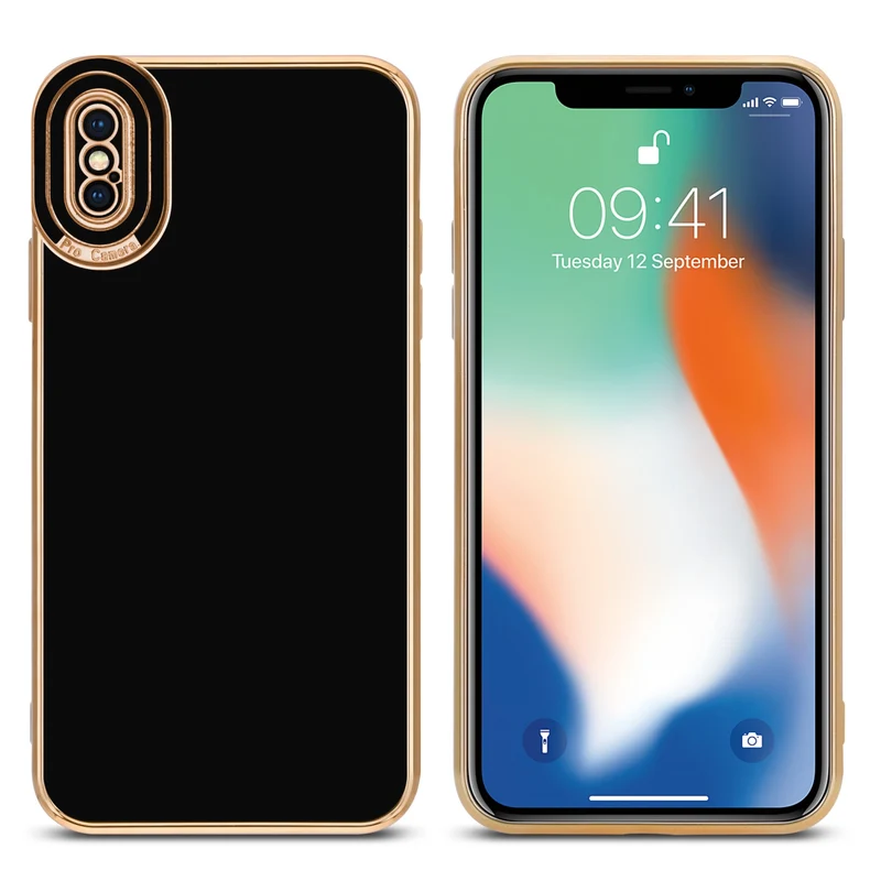 Cadorabo Hülle kompatibel mit Apple iPhone X / XS TPU Silikon Case Cover