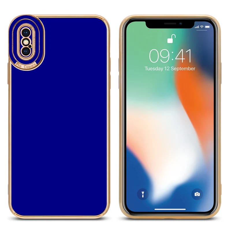 Cadorabo Hülle kompatibel mit Apple iPhone X / XS TPU Silikon Case Cover